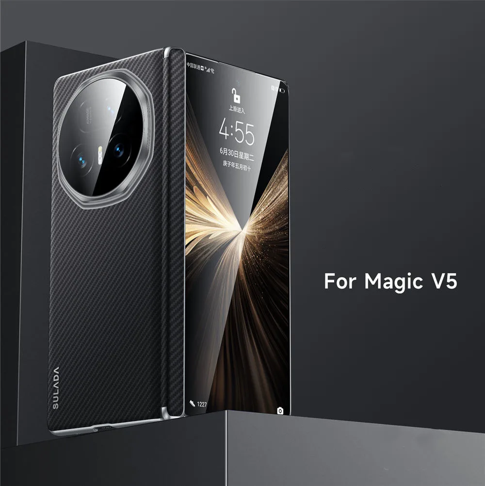 Магнитный кожаный чехол с рисунком арамидного волокна 600D для Honor Magic V5, защитная задняя крышка с петлями
Магнитный кожаный чехол с рисунком арамидного волокна 600D для Honor Magic V5, защитная задняя крышка с петлями