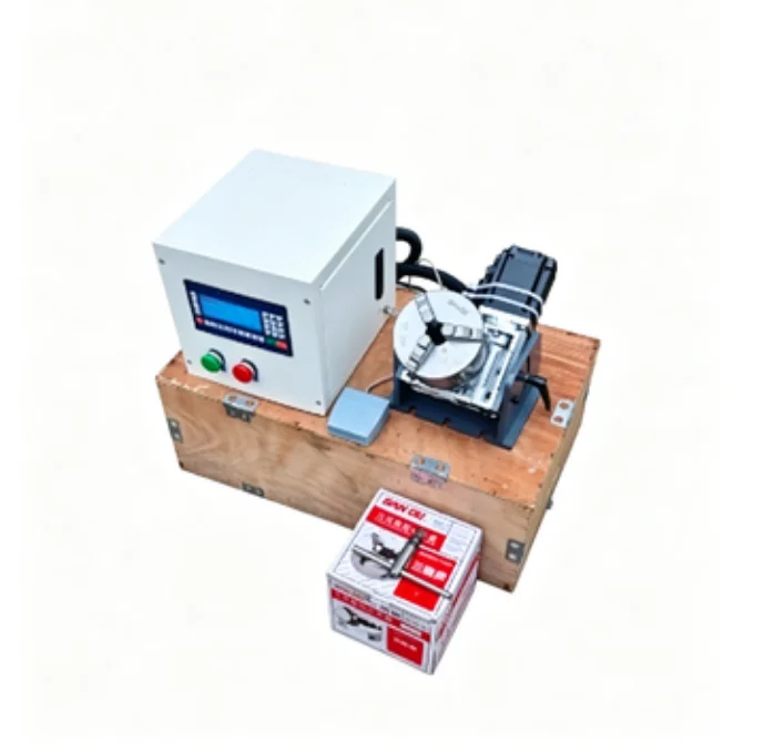125 Chuck Welding Rotary Table Tilting Angle Servo Indexing Disc CNC Automatic Rotation Positioning Device
125 Chuck Welding Rotary Table Tilting Angle Servo Indexing Disc CNC Automatic Rotation Positioning Device