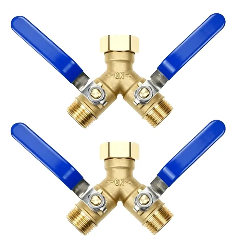 AT02-2 Way Hose Splitter Garden Hose Splitter Water Spigot Splitter Garden RV Copper Hose Splitter Valve 3/4 Inch GHT Thread 2Pc
AT02-2 Way Hose Splitter Garden Hose Splitter Water Spigot Splitter Garden RV Copper Hose Splitter Valve 3/4 Inch GHT Thread 2Pc