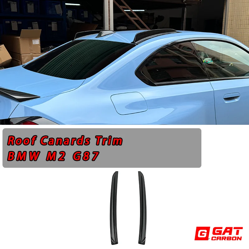 Roof Canards Decoration Dry Carbon Fiber Roof Canard Trim for M2 G87
Roof Canards Decoration Dry Carbon Fiber Roof Canard Trim for M2 G87