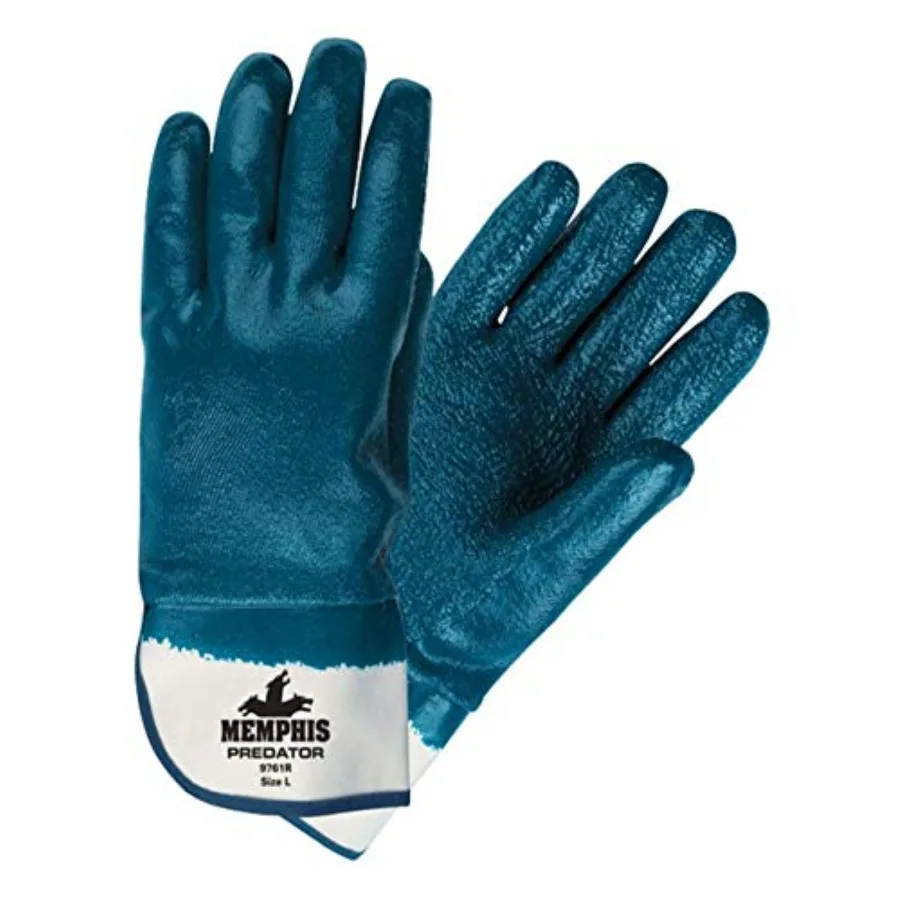 9761RXL Predator Rough Finish Nitrile Coated Glove X-Large Blue Pack of 12
9761RXL Predator Rough Finish Nitrile Coated Glove X-Large Blue Pack of 12