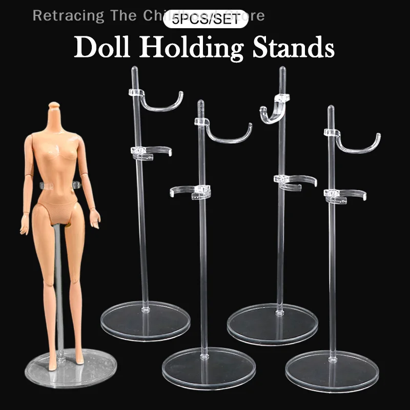 5Pcs Universal Doll Holding Stands Dollhouse Adjust Doll Display Rack Transparent Racks Mannequin Model Stand Doll Dress Support
5Pcs Universal Doll Holding Stands Dollhouse Adjust Doll Display Rack Transparent Racks Mannequin Model Stand Doll Dress Support
