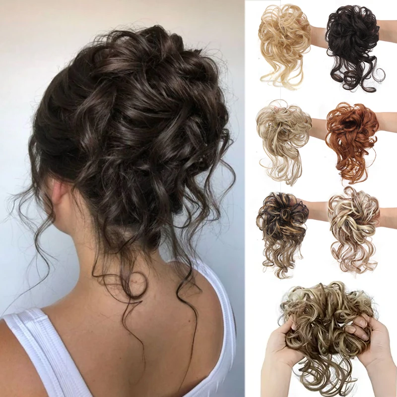 Women Fluffy Synthetic Hair Bun Wig Ring Lazy Ball Hair Scrunchie Fashion Festival Hair Headdress
Women Fluffy Synthetic Hair Bun Wig Ring Lazy Ball Hair Scrunchie Fashion Festival Hair Headdress