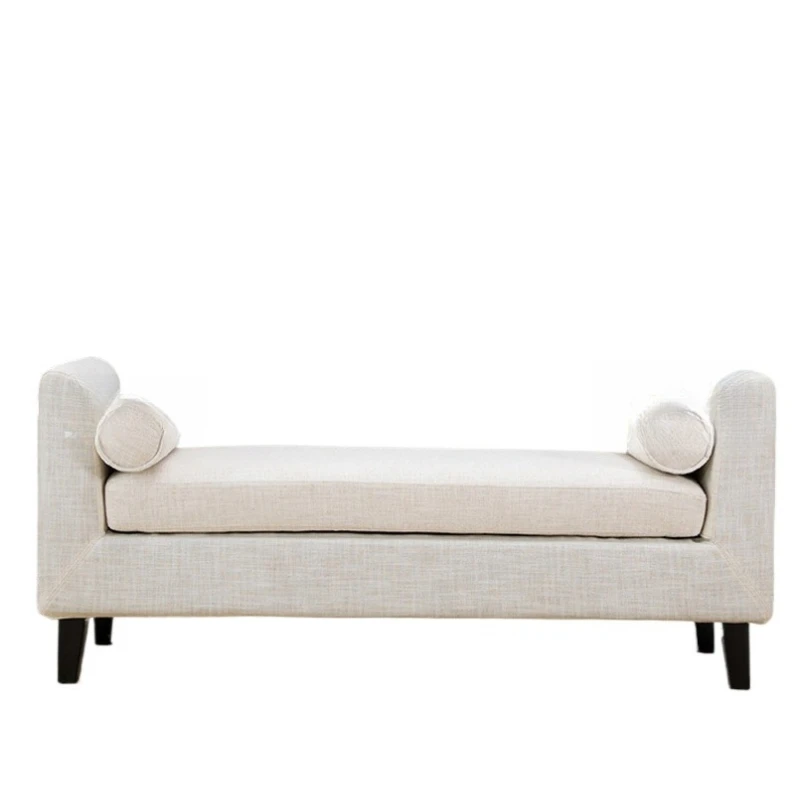 American solid wood bedside furniture stool living room fabric soft bag sofa stool, foyer shoe change 
American solid wood bedside furniture stool living room fabric soft bag sofa stool, foyer shoe change