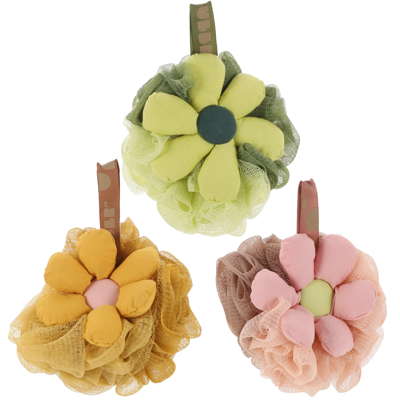 3pcs Bath Flower Loofah Sponge Mesh Body Scrubber For Shower Exfoliating Cleansing Kids Adults Reusable Soft Puff
3pcs Bath Flower Loofah Sponge Mesh Body Scrubber For Shower Exfoliating Cleansing Kids Adults Reusable Soft Puff