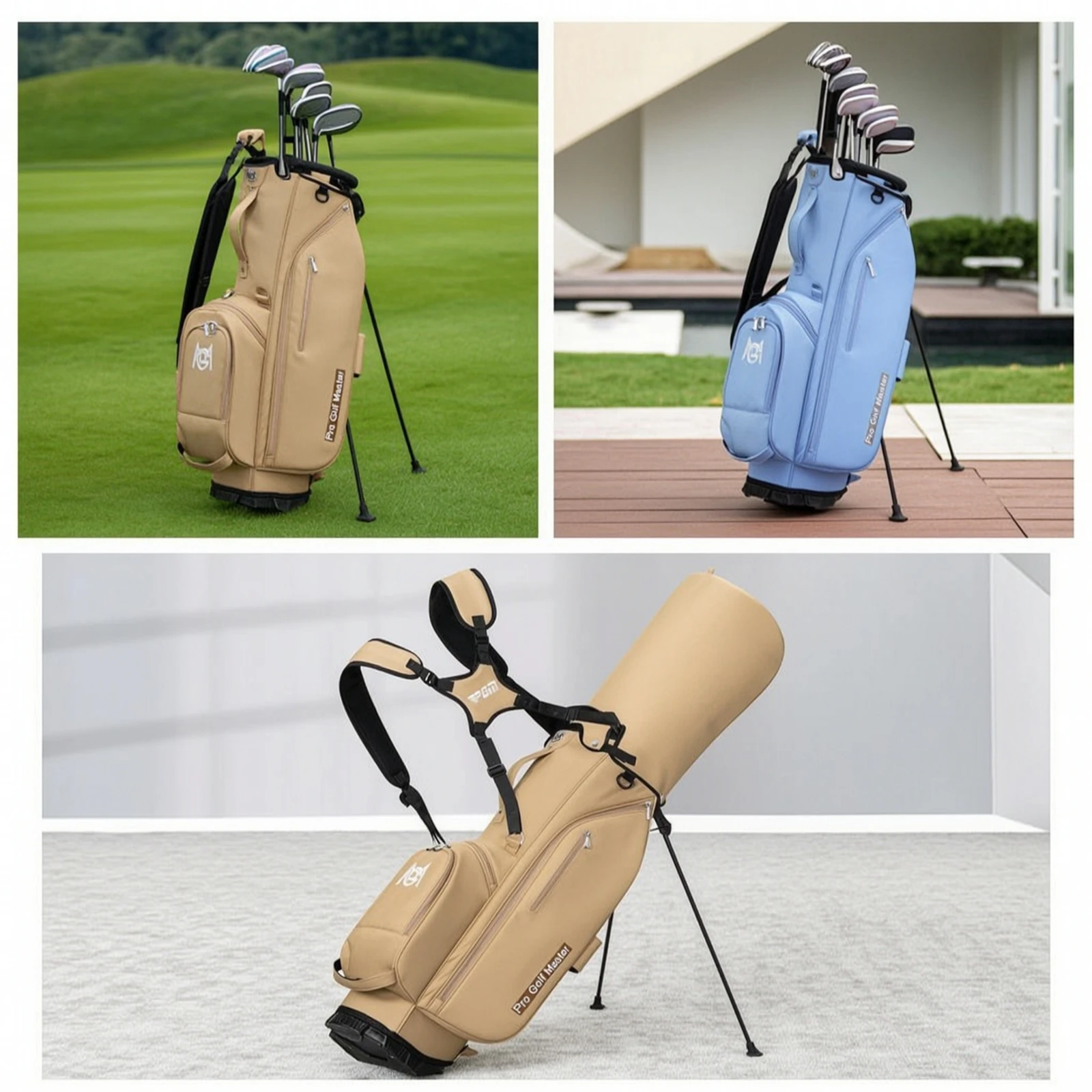 Golf Stand Bag Lightweight Golf Bag with Stand Multi-Pocket Insulated for Walking Golfers
Golf Stand Bag Lightweight Golf Bag with Stand Multi-Pocket Insulated for Walking Golfers
