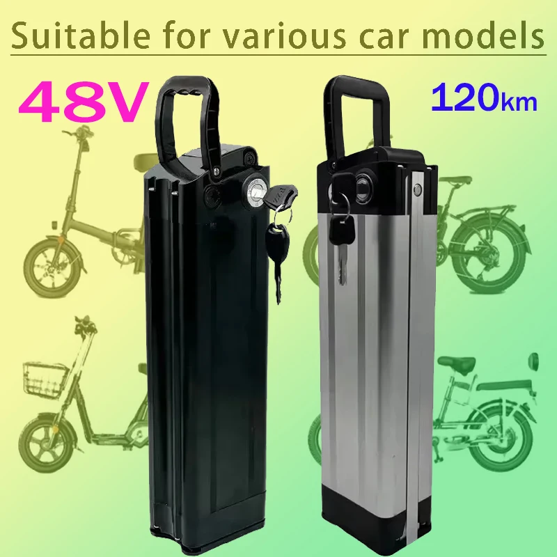 New original 48V silver battery 1000W lithium ion 10AH-30AH lithium battery for electric bicycle folding bicycle + 48V charger
New original 48V silver battery 1000W lithium ion 10AH-30AH lithium battery for electric bicycle folding bicycle + 48V charger