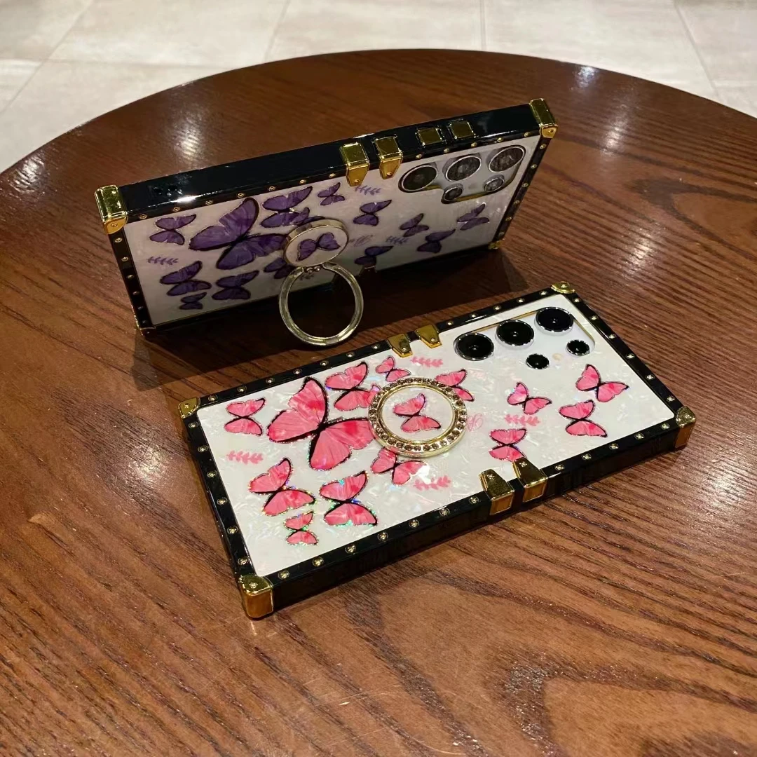 20PCS For Iphone 12 13 14 15 Pro Max Samsung S21 S22 S23 S24 Ultra Square Glitter Shell Butterfly Diamond Ring Holder Phone Case
20PCS For Iphone 12 13 14 15 Pro Max Samsung S21 S22 S23 S24 Ultra Square Glitter Shell Butterfly Diamond Ring Holder Phone Case