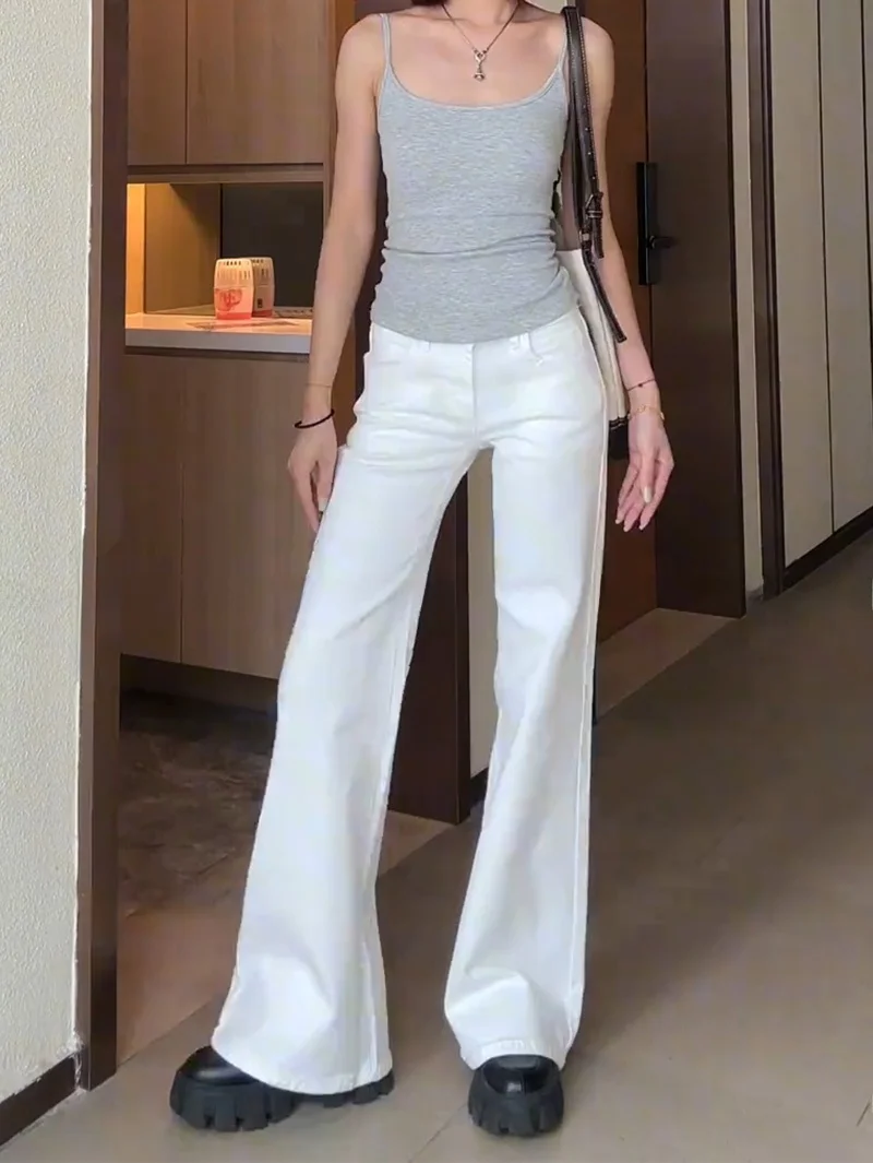 Retro Cleanfit High Waist Wide Leg Jeans Women's Summer 2024 Y2K Millennium Style Sexy White Denim Pants Long Trousers
Retro Cleanfit High Waist Wide Leg Jeans Women's Summer 2024 Y2K Millennium Style Sexy White Denim Pants Long Trousers