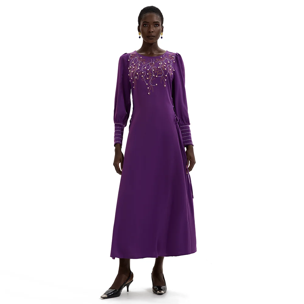 Customized Long Evening Dresses Elegant Long Sleeves Formal Occasion Prom Gowns Bead Crystal 2025 Tea-Length Prom Dresses
Customized Long Evening Dresses Elegant Long Sleeves Formal Occasion Prom Gowns Bead Crystal 2025 Tea-Length Prom Dresses