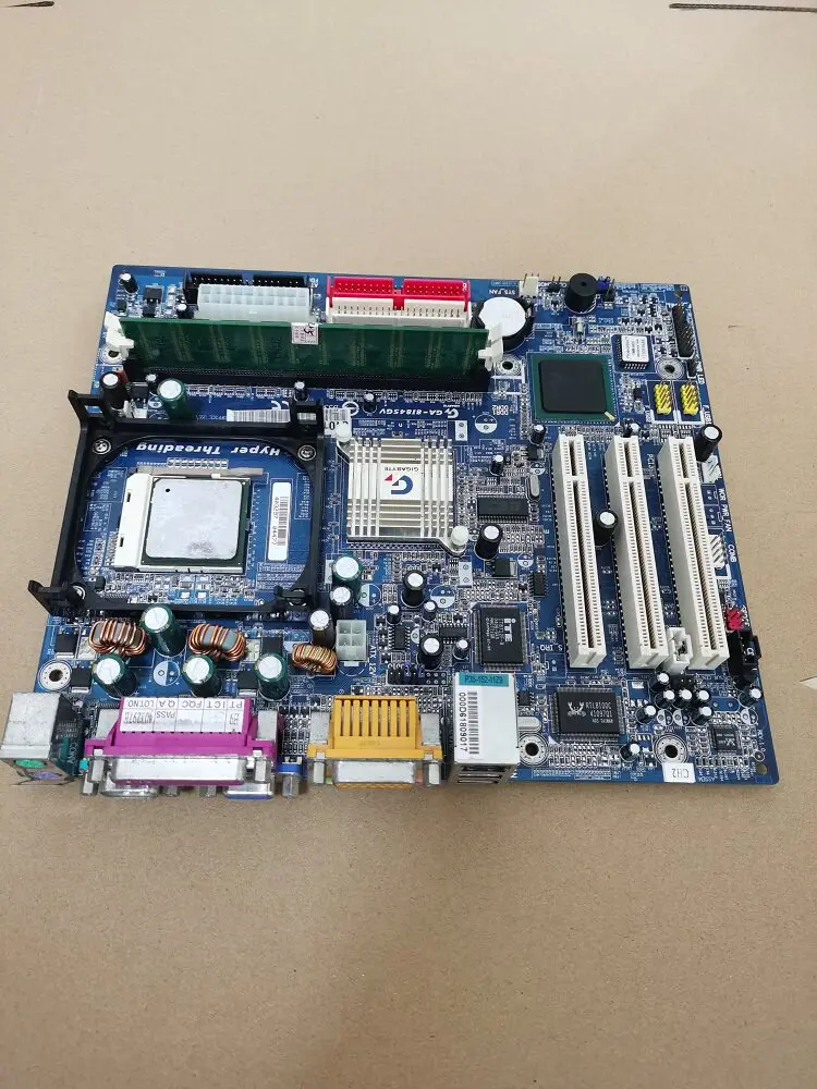 GIGABYTE GA-8I845GV Motherboard AGP 2X Single Channel Mainboard for CNC Wire Cutting Machine
GIGABYTE GA-8I845GV Motherboard AGP 2X Single Channel Mainboard for CNC Wire Cutting Machine
