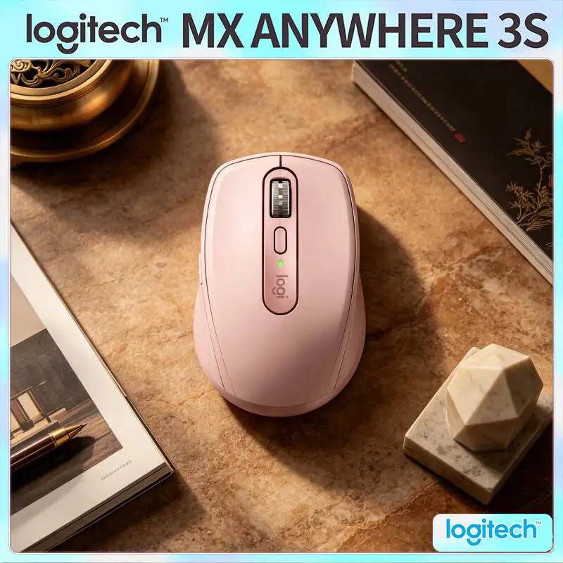 Wireless MX Anywhere 3S - Darkfield 8K DPI, MagSpeed Scroll, USB-C Fast Charge, Great for Flower Field Work & Remote Office
Wireless MX Anywhere 3S - Darkfield 8K DPI, MagSpeed Scroll, USB-C Fast Charge, Great for Flower Field Work & Remote Office