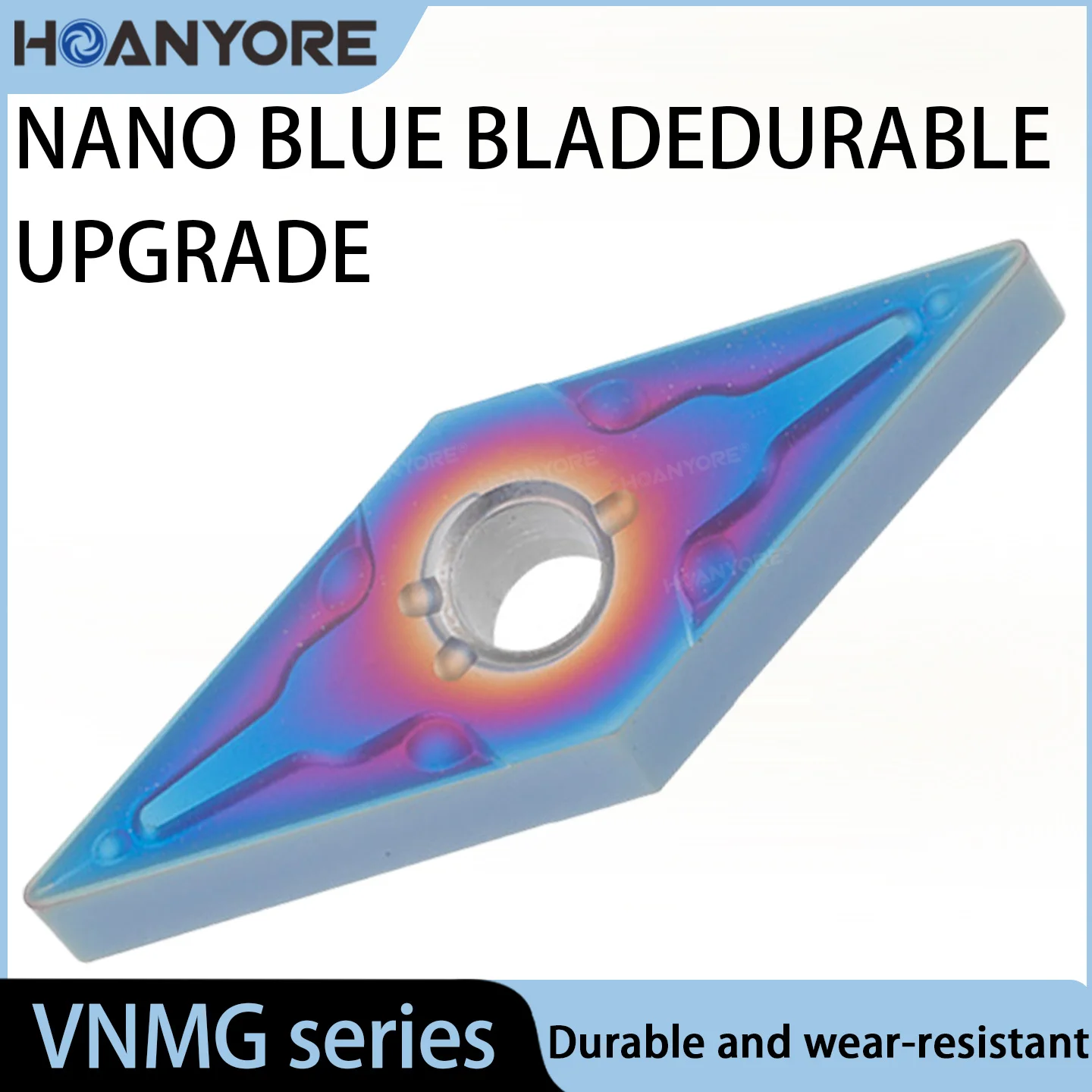 Nano blue high hardness VNMG series blade grain quenched steel special hard stainless steel cast iron cutting head
Nano blue high hardness VNMG series blade grain quenched steel special hard stainless steel cast iron cutting head
