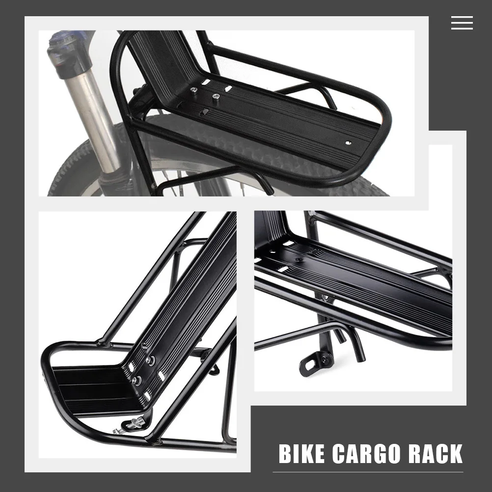 Bike Basket Bicycle Front Rack Carrier Outdoor Cargo Holder Shelf Metal Black Luggage
Bike Basket Bicycle Front Rack Carrier Outdoor Cargo Holder Shelf Metal Black Luggage