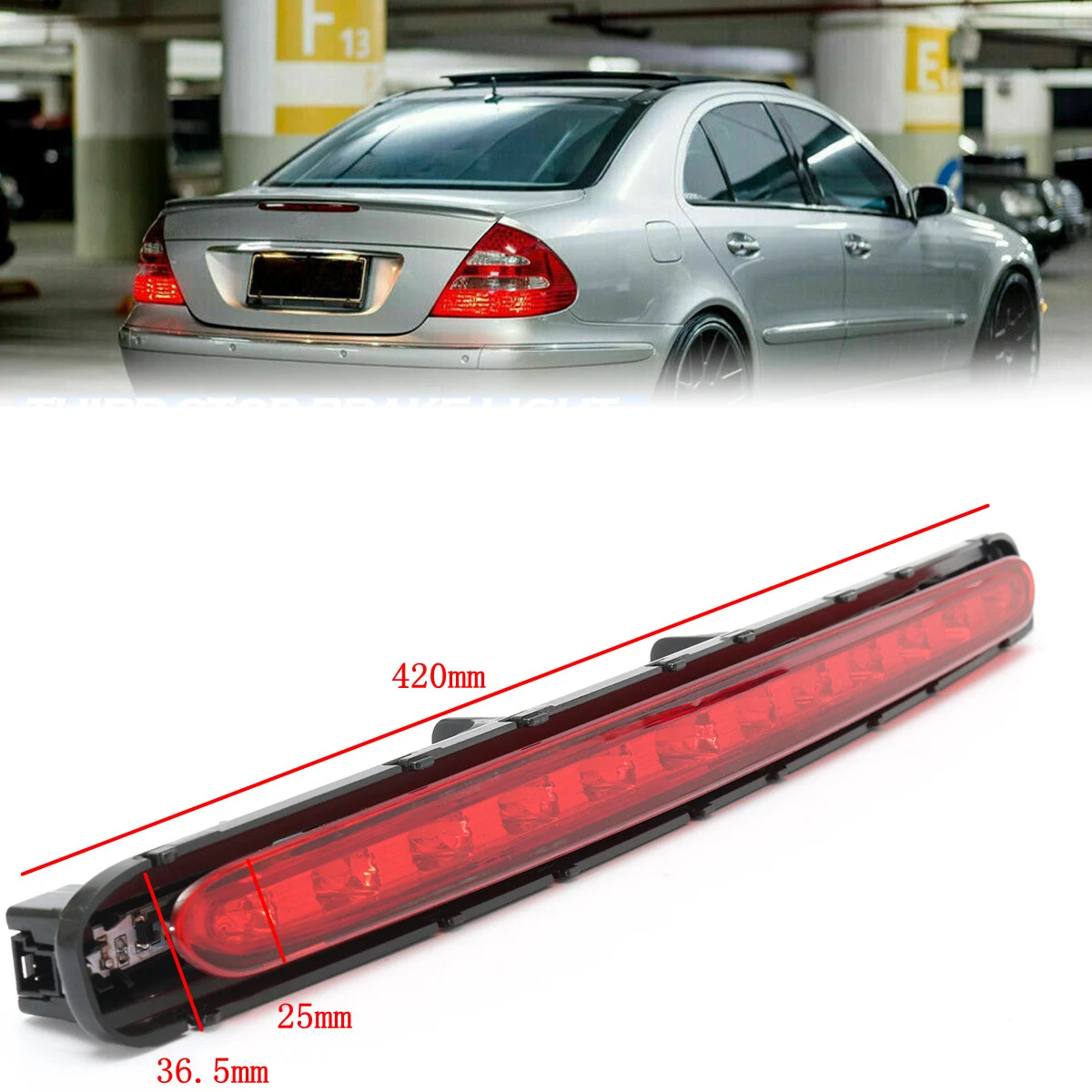 Red LED Rear Tail Light Height 3rd Brake Stop Lamp Signal 2118201556 for Mercedes Benz E-Class W211 2003-2009 Car Styling
Red LED Rear Tail Light Height 3rd Brake Stop Lamp Signal 2118201556 for Mercedes Benz E-Class W211 2003-2009 Car Styling