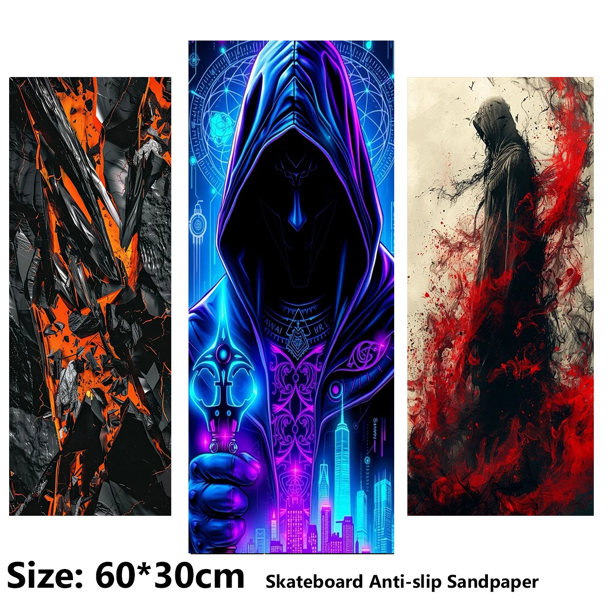 Electric Scooter Anti-slip Sticker Sandpaper Skateboard Grip Tape Sheet 60*30cm Cool Warrior Pattern
Electric Scooter Anti-slip Sticker Sandpaper Skateboard Grip Tape Sheet 60*30cm Cool Warrior Pattern