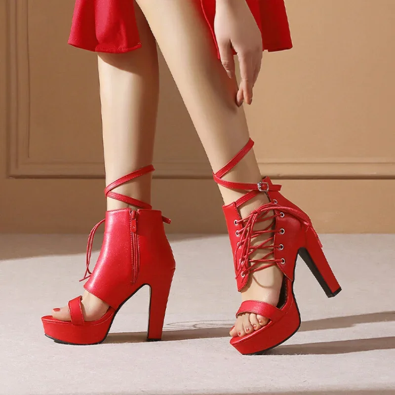 45 Large Size High Heels Shoe Open Toe Roman Style Sandals Women's Stiletto Heel Summer Sandal Boot
45 Large Size High Heels Shoe Open Toe Roman Style Sandals Women's Stiletto Heel Summer Sandal Boot