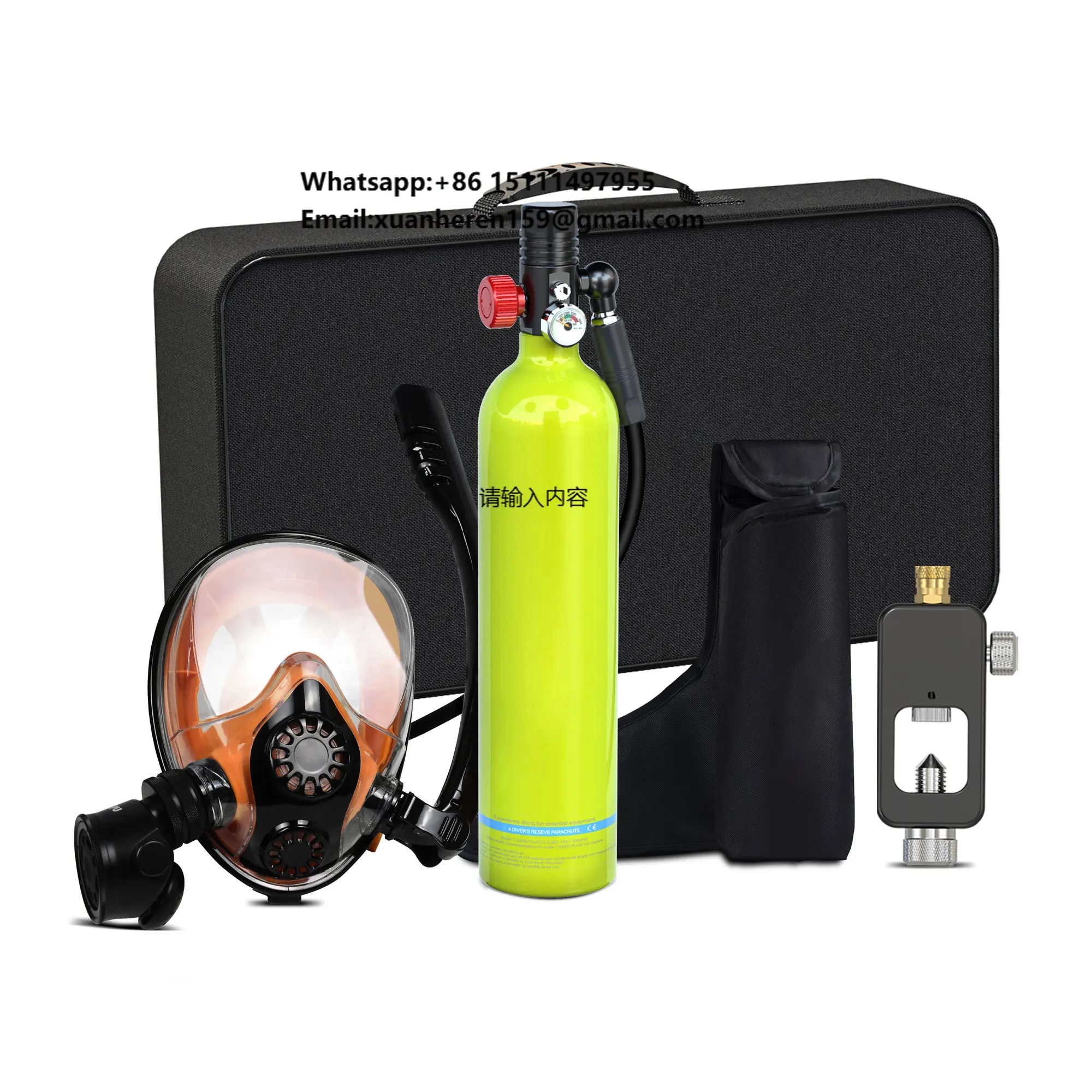 2026 Factory Underwater Diving Tank 1L Diving Set With Breath Breathable Mini Scuba Tank
2026 Factory Underwater Diving Tank 1L Diving Set With Breath Breathable Mini Scuba Tank
