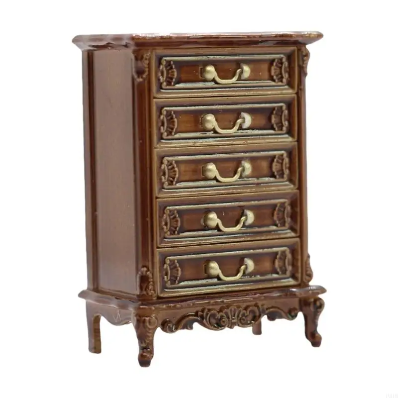 Handcraft Miniature Dollhouses Model Cabinet Chest of Drawers Furniture Figurine for Role Playing Scene Furnishing P31B
Handcraft Miniature Dollhouses Model Cabinet Chest of Drawers Furniture Figurine for Role Playing Scene Furnishing P31B