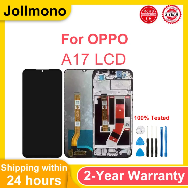 6.56" LCD Screen Display For OPPO A17 CPH2477 Touch Screen Digitizer Assembly With Frame LCD Display Screen Replacement Parts
6.56" LCD Screen Display For OPPO A17 CPH2477 Touch Screen Digitizer Assembly With Frame LCD Display Screen Replacement Parts