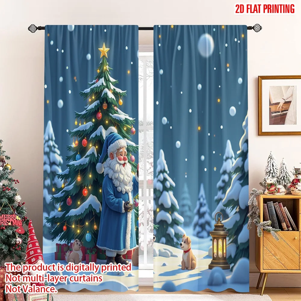 2pcs 2D flat printing Christmas Drapes Father Christmas Decorating Tree 100% Polyester Without Electricity 0 Perfect for Outdoor
2pcs 2D flat printing Christmas Drapes Father Christmas Decorating Tree 100% Polyester Without Electricity 0 Perfect for Outdoor