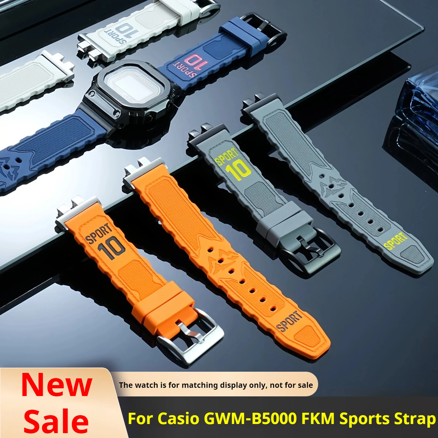 Ремешок для часов Casio G-shock GMW-B5000 MRG-B5000 из фторкаучука, водонепроницаемый, мягкий, пылезащитный, для спортивных часов GMW-BZ5000
Ремешок для часов Casio G-shock GMW-B5000 MRG-B5000 из фторкаучука, водонепроницаемый, мягкий, пылезащитный, для спортивных часов GMW-BZ5000