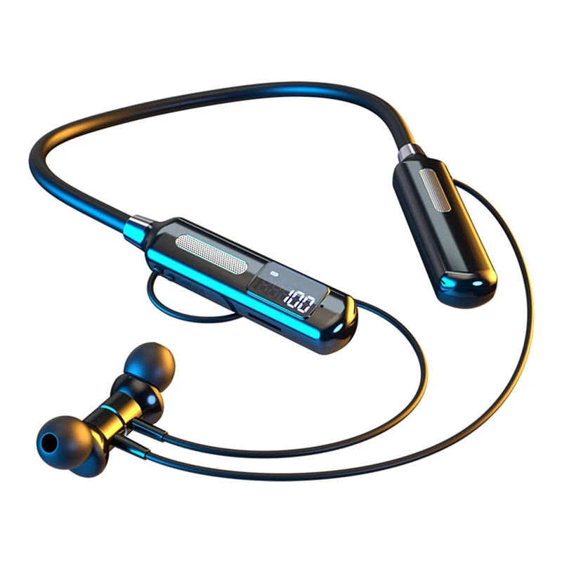 Hanging Neck Headset Smart Digital Display Pedometer ABS Sports Plug-In Card Bluetooth Headset
Hanging Neck Headset Smart Digital Display Pedometer ABS Sports Plug-In Card Bluetooth Headset