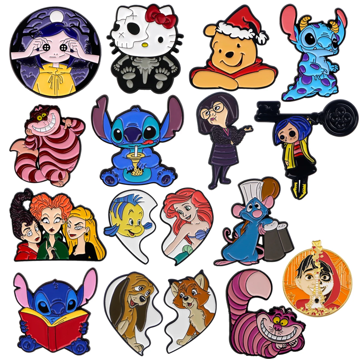 Классическая мультяшная анимационная эмалированная булавка, булавки для лацканов, металлические значки для рюкзака, брошь для одежды, ювелирные украшения, подарки 
Классическая мультяшная анимационная эмалированная булавка, булавки для лацканов, металлические значки для рюкзака, брошь для одежды, ювелирные украшения, подарки