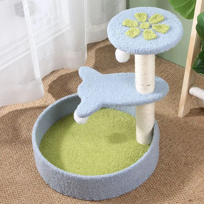 Small Cat Tree with Cat Condo, Multi-functional Cat Tower, Scratching Post, and Pet Furniture, Perfect for Small Spaces
Small Cat Tree with Cat Condo, Multi-functional Cat Tower, Scratching Post, and Pet Furniture, Perfect for Small Spaces