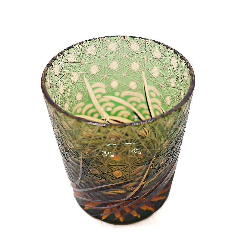 Whiskey crystal glass wine glass Edo cutter manual hand-carved niche wave chrysanthemum cup light luxury
Whiskey crystal glass wine glass Edo cutter manual hand-carved niche wave chrysanthemum cup light luxury