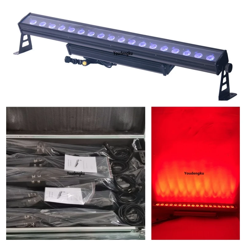 4 pieces with flycase 18*10W RGBW LED IP65 Batten Fixture outdoor led wall washer Bar Linear Fixtures - 1 Meter
4 pieces with flycase 18*10W RGBW LED IP65 Batten Fixture outdoor led wall washer Bar Linear Fixtures - 1 Meter