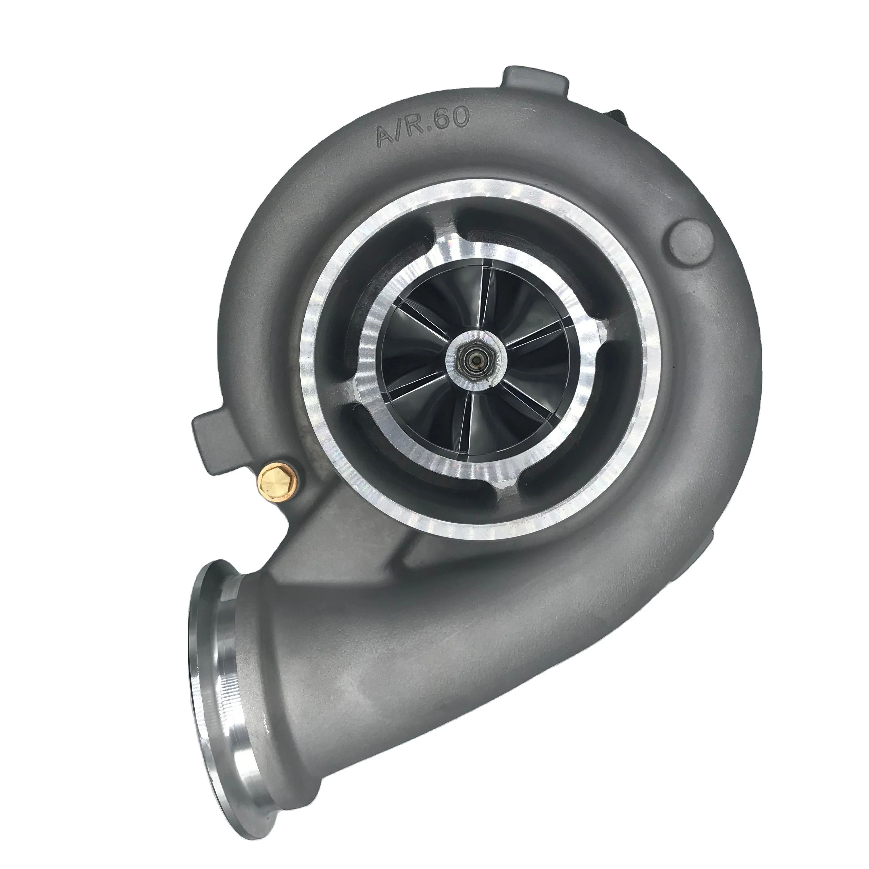 Turbocharger( GT42 )single Ball Bearing With 75mm Billet Wheel,1.15 Divided Outlet
Turbocharger( GT42 )single Ball Bearing With 75mm Billet Wheel,1.15 Divided Outlet