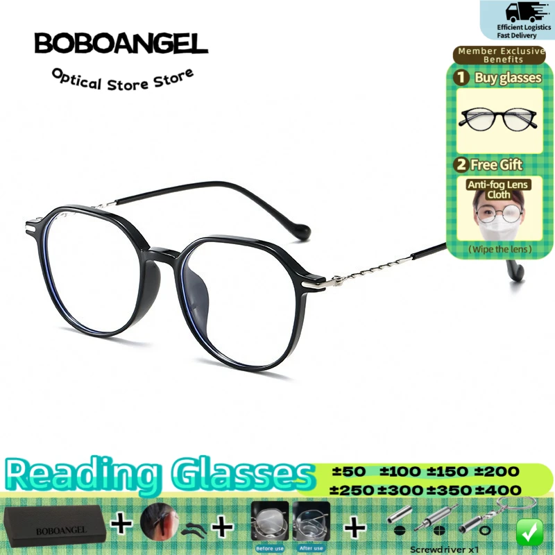 BOBOANGEL Women Lightweight Small Frame Optical Prescription Glasses Fashion Myopia Progressive Customization Reading Eyeglasses
BOBOANGEL Women Lightweight Small Frame Optical Prescription Glasses Fashion Myopia Progressive Customization Reading Eyeglasses