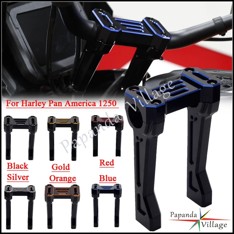 1 Set Aluminum 6.3 Inch Handle Bar Tall Riser W/ Top Clamp Cover For Harley Pan America 1250 Special RA1250 RA1250S 2021 2024
1 Set Aluminum 6.3 Inch Handle Bar Tall Riser W/ Top Clamp Cover For Harley Pan America 1250 Special RA1250 RA1250S 2021 2024