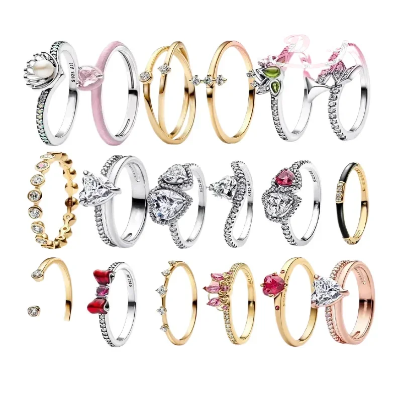2025 New s925 High Quality New Sparkling Double Heart Pink Bow Ring Suitable For Wedding Gift Valentine's Day Gifts
2025 New s925 High Quality New Sparkling Double Heart Pink Bow Ring Suitable For Wedding Gift Valentine's Day Gifts
