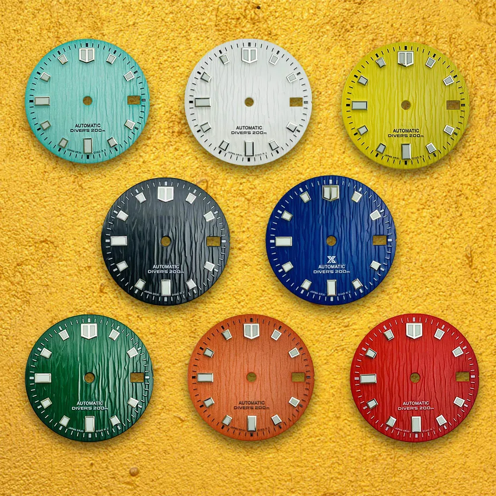 28.5mm S Logo Bark Pattern Square pointer Dial Suitable for NH35 NH36 Movement HighQuality Watch Modification repair Accessories
28.5mm S Logo Bark Pattern Square pointer Dial Suitable for NH35 NH36 Movement HighQuality Watch Modification repair Accessories
