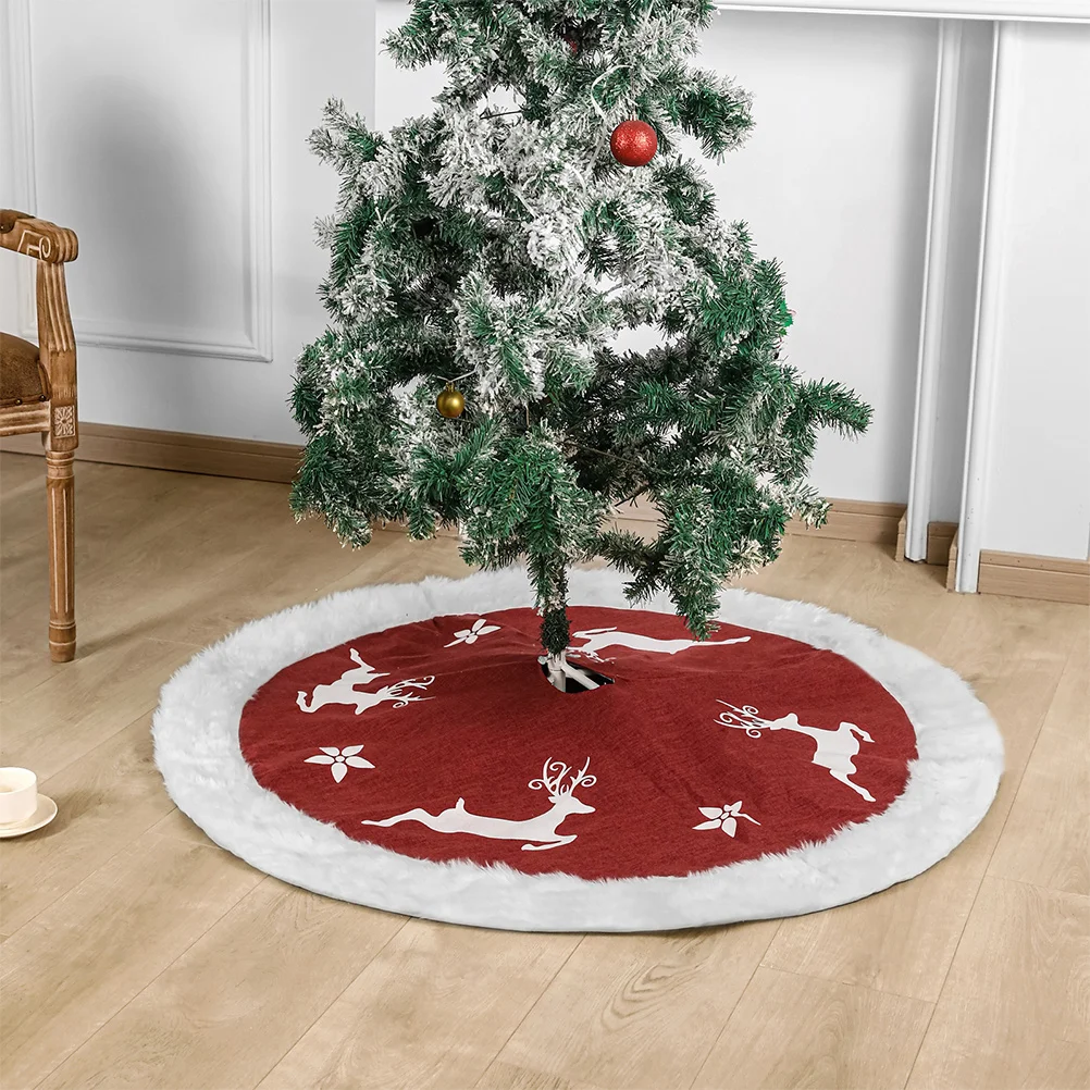 Christmas Tree Skirt Xmas Decor Mat nament Stylish Floor Carpet Holiday Charm Traditional Delicate Christmas Gifts 
Christmas Tree Skirt Xmas Decor Mat nament Stylish Floor Carpet Holiday Charm Traditional Delicate Christmas Gifts