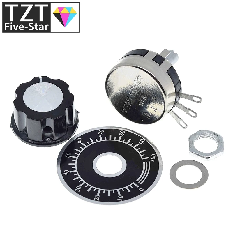 TZT WTH118 DIY Kit Parts 2W 1A потенциометр 1K 2,2 K 4,7 K 10K 22K 47K 100K 470K 1M
TZT WTH118 DIY Kit Parts 2W 1A потенциометр 1K 2,2 K 4,7 K 10K 22K 47K 100K 470K 1M