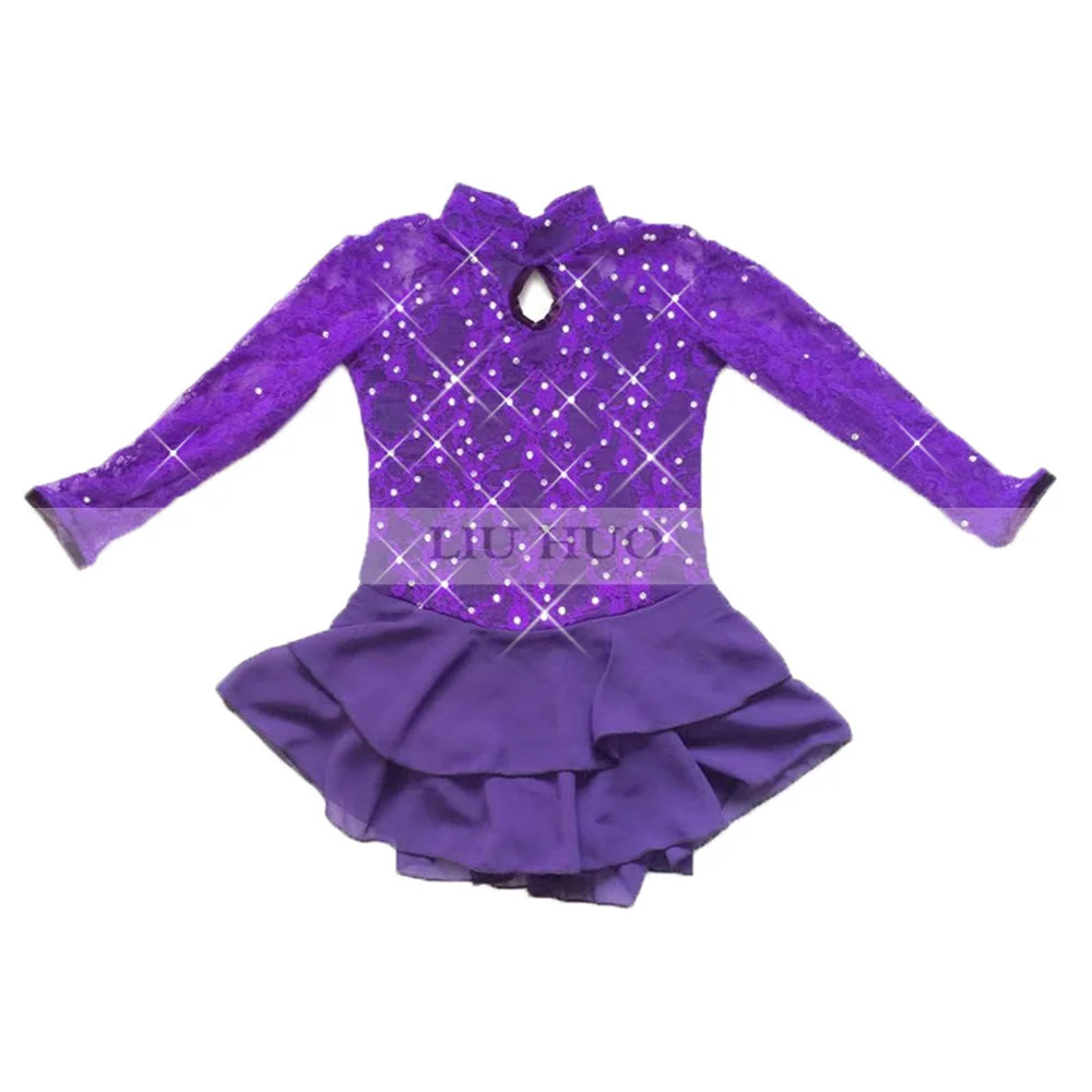 LIUHUO Women Girl Adult Performance Ballet Roller Costume Competition Leotard Skirt Ice Figure Skating Dress Stretch Purple Teen
LIUHUO Women Girl Adult Performance Ballet Roller Costume Competition Leotard Skirt Ice Figure Skating Dress Stretch Purple Teen