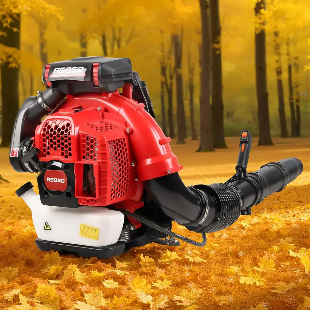 Leaf Blower, 900CFM 80CC 2-Stroke Engine Long Handle Backpack Leaf Blower, 2.3L Tank Low Vibration Ergonomic Dust Blower
Leaf Blower, 900CFM 80CC 2-Stroke Engine Long Handle Backpack Leaf Blower, 2.3L Tank Low Vibration Ergonomic Dust Blower