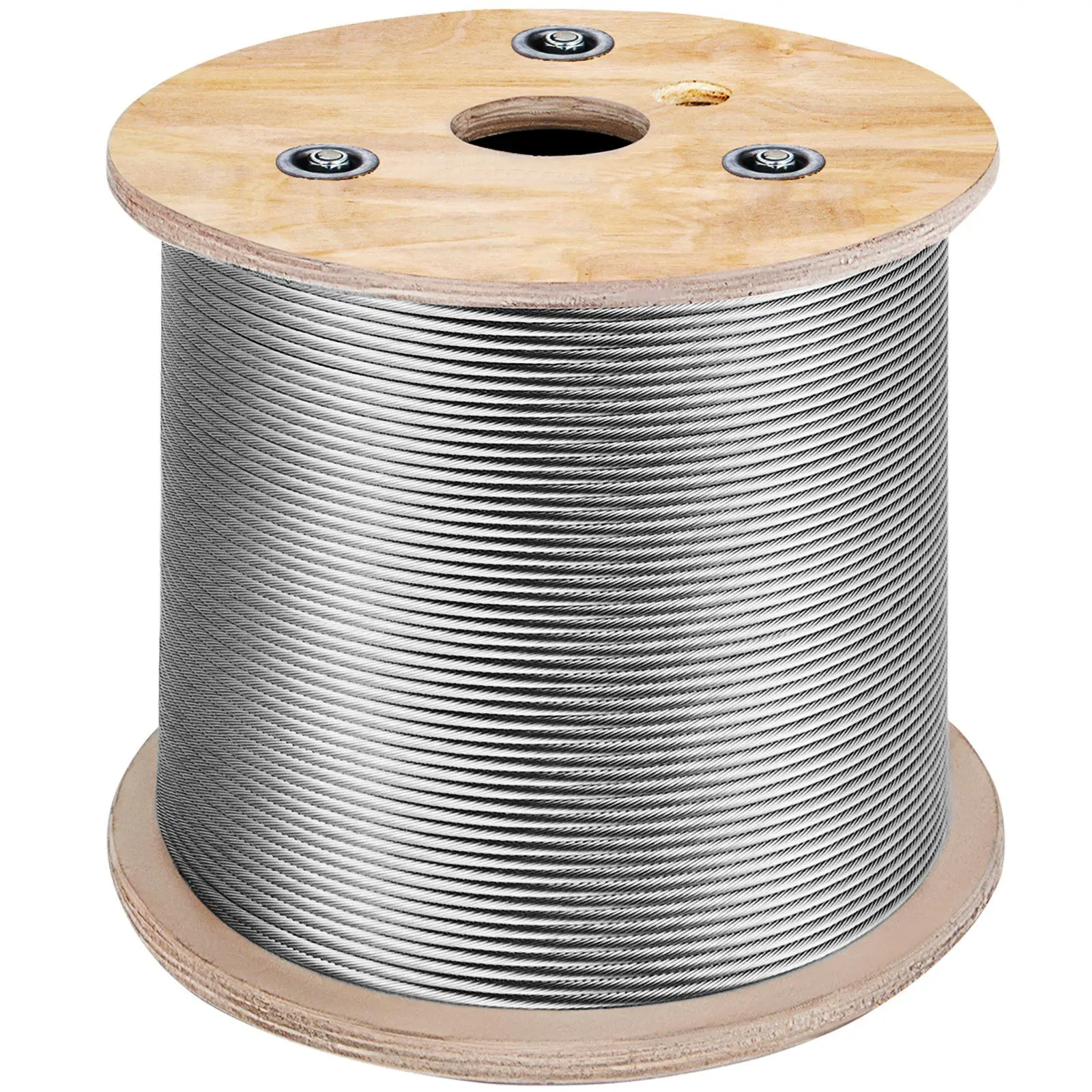 3/16 Inch 7x19 Stainless Steel Aircraft Cable Reel 500FT Stainless Steel Cable T304 Wire Rope Winch Cable Replacement (T304)
3/16 Inch 7x19 Stainless Steel Aircraft Cable Reel 500FT Stainless Steel Cable T304 Wire Rope Winch Cable Replacement (T304)