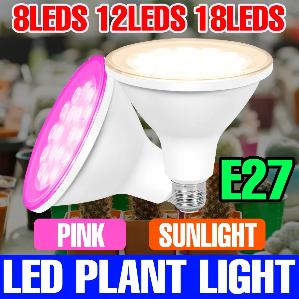 LED Full Spectrum Grow Light Bulb E27/E26 Cultivation Lamp AC100-277V For Indoor Potted Cactu Succulent Moss Plant Fill Lighting
LED Full Spectrum Grow Light Bulb E27/E26 Cultivation Lamp AC100-277V For Indoor Potted Cactu Succulent Moss Plant Fill Lighting
