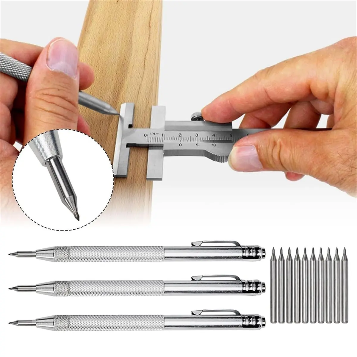 2026 New Tool 13PCS Carbide Scriber,Engraving Scriber Kit Carbide Tip Glass Metal Ceramic Stainless Steel Pen Replacement Tips
2026 New Tool 13PCS Carbide Scriber,Engraving Scriber Kit Carbide Tip Glass Metal Ceramic Stainless Steel Pen Replacement Tips
