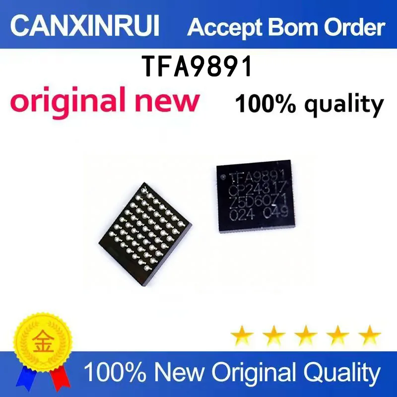 (5-100 pieces)Brand new original TFA9891 9891 audio chip IC in stock
(5-100 pieces)Brand new original TFA9891 9891 audio chip IC in stock