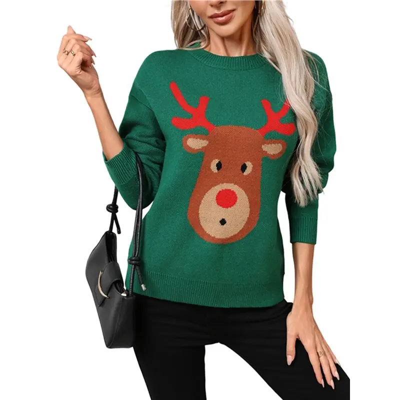 AB42-Women/Men Ugly Christmas Long Sleeve Sweaters Pullover Holiday Soft Warm Crewneck Chunky Sweaters
AB42-Women/Men Ugly Christmas Long Sleeve Sweaters Pullover Holiday Soft Warm Crewneck Chunky Sweaters