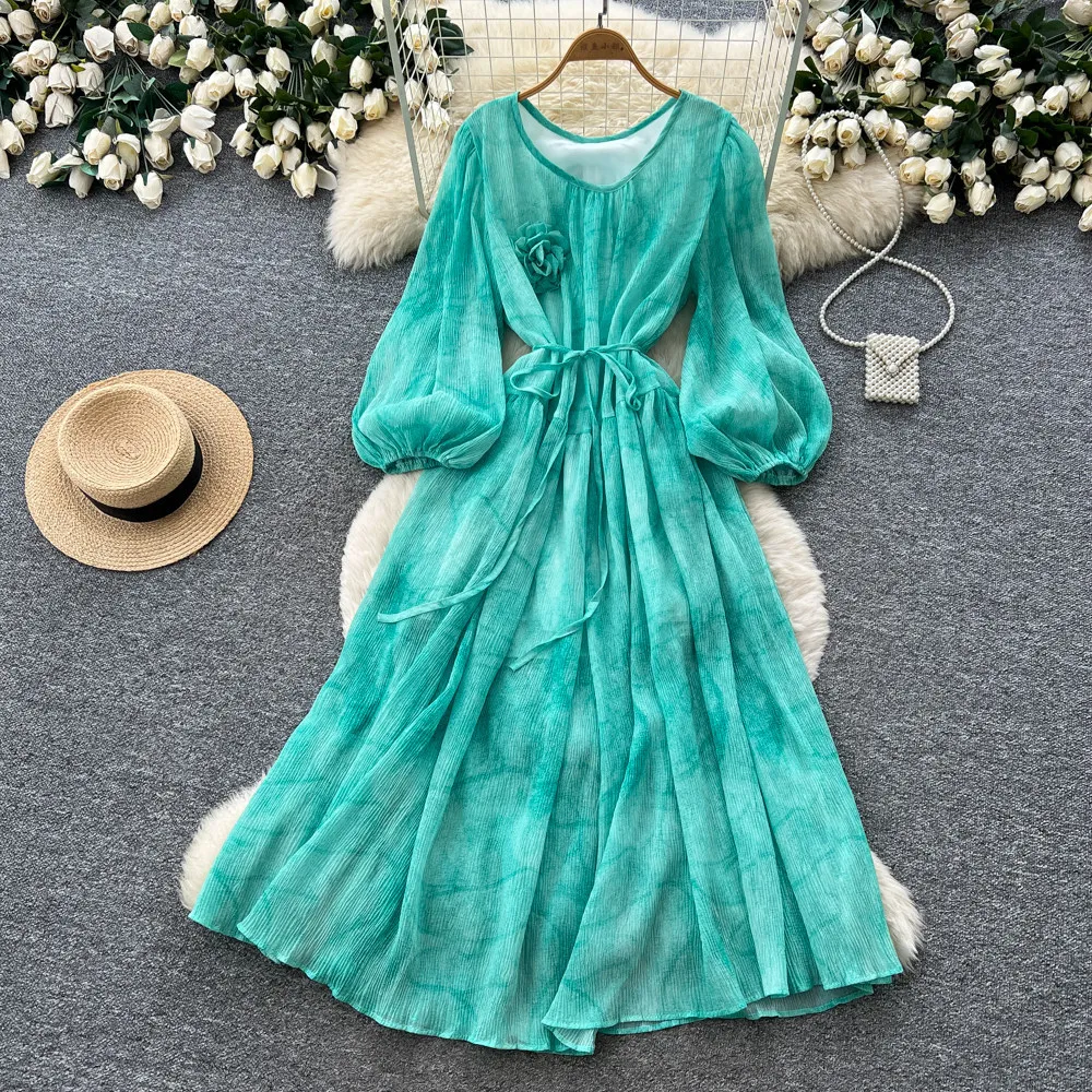 Long Dress Women Dresses A Line Vestidos Y2k Streetwear Round Neck Lantern Sleeve Tigth Waist Elegant Party Night Work 2026
Long Dress Women Dresses A Line Vestidos Y2k Streetwear Round Neck Lantern Sleeve Tigth Waist Elegant Party Night Work 2026