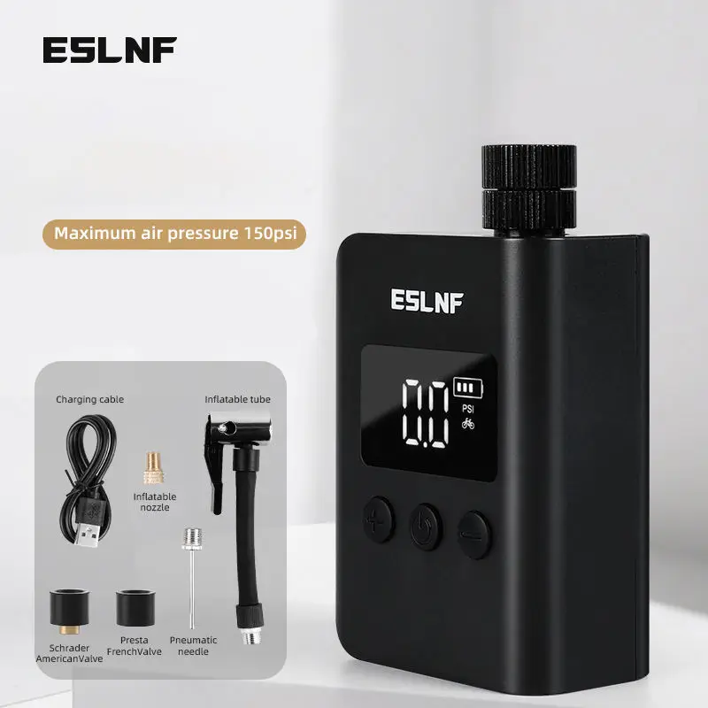 ESLNF 150PSI велосипедный насос портативный мини электрический воздушный насос велосипедный мотоцикл велосипедный насос с ЖК-дисплеем
ESLNF 150PSI велосипедный насос портативный мини электрический воздушный насос велосипедный мотоцикл велосипедный насос с ЖК-дисплеем