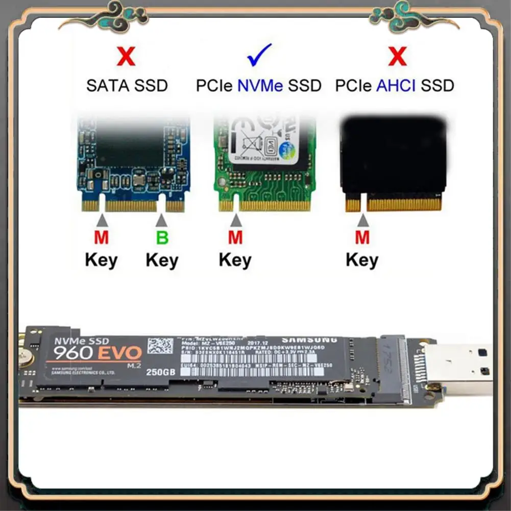 Надежный 2-кратный USB-адаптер NVME M.2 NVME SSD-адаптер USB 3.1 10 Гбит/с USB3.1 Gen 2 для M2 Nvme 2230 2242 2260 2280 SSD
Надежный 2-кратный USB-адаптер NVME M.2 NVME SSD-адаптер USB 3.1 10 Гбит/с USB3.1 Gen 2 для M2 Nvme 2230 2242 2260 2280 SSD