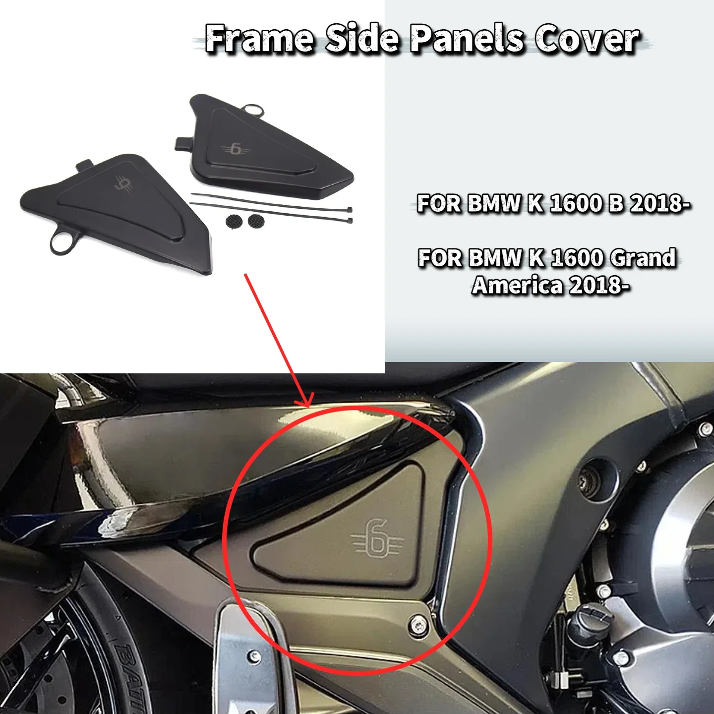 Motorcycle Frame Side Panels Cover For BMW K1600B K1600GA K 1600 B GA 2021 2020 Fairing Cowl Plastic Plates Tank Trim
Motorcycle Frame Side Panels Cover For BMW K1600B K1600GA K 1600 B GA 2021 2020 Fairing Cowl Plastic Plates Tank Trim