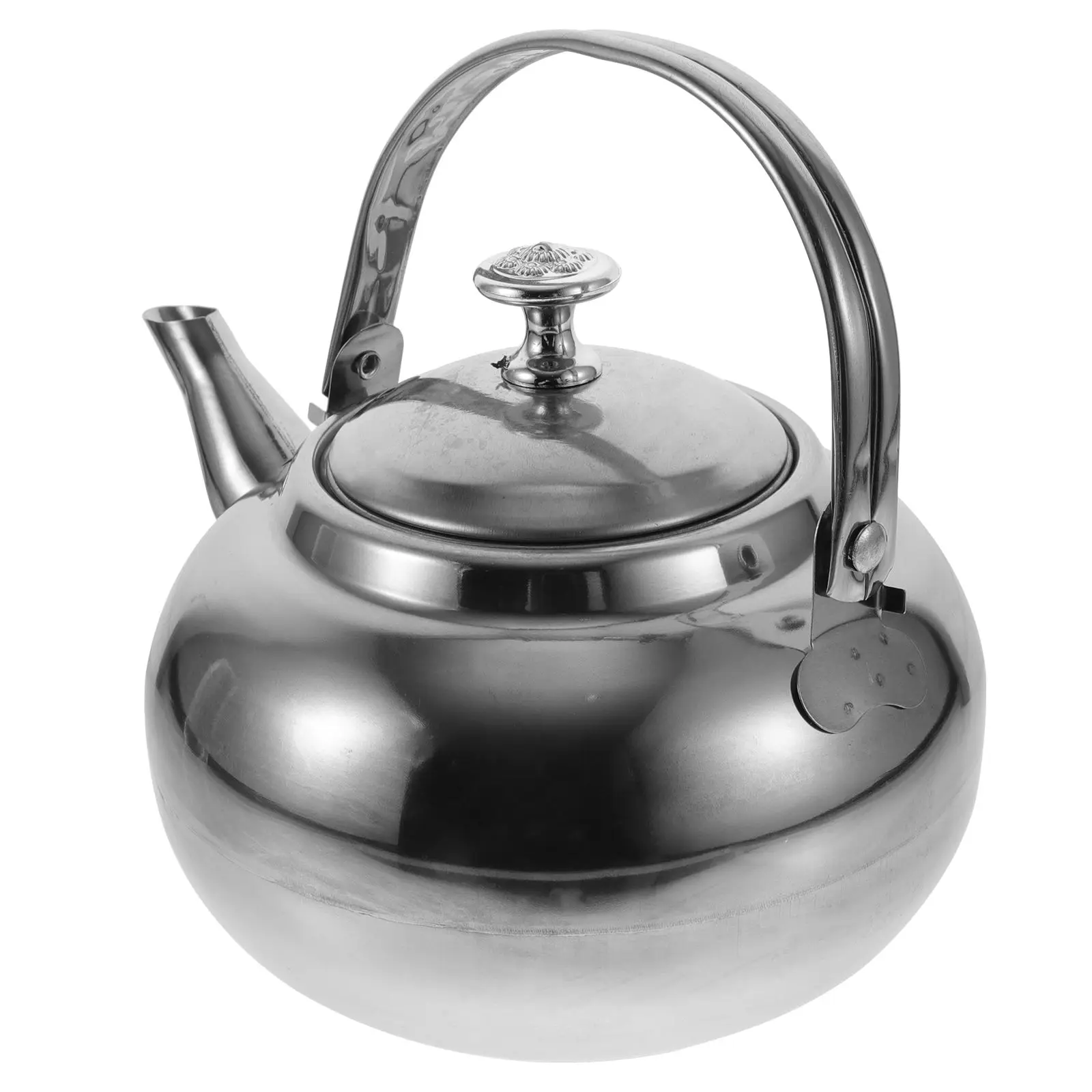 Stainless Steel Teapot Making Kettle Home for Kitchen Handheld Boiling Silver Stovetop Accessory Travel
Stainless Steel Teapot Making Kettle Home for Kitchen Handheld Boiling Silver Stovetop Accessory Travel